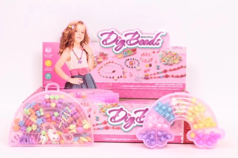 Perles pour la fabrication de bijoux – set de 12 pièces