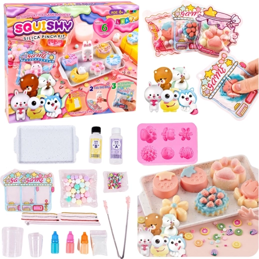 Creative DIY Kit for Making Squishy Desserts and Flowers