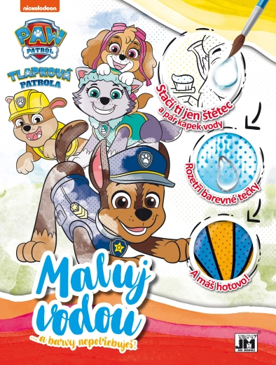 Waterkleurboek A4 Paw Patrol