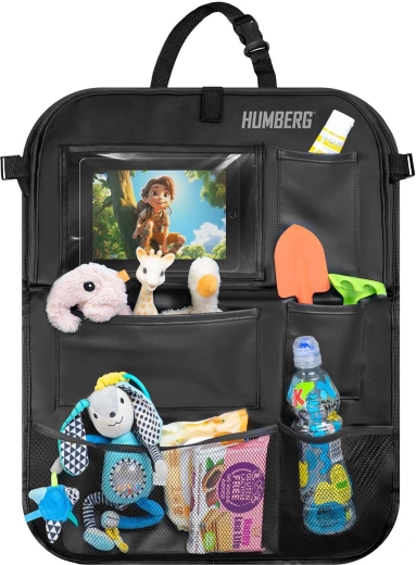 Clear tablet pocket with touch-sensitive film