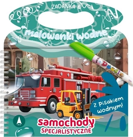 Puzzles and Water Coloring – Special Vehicles