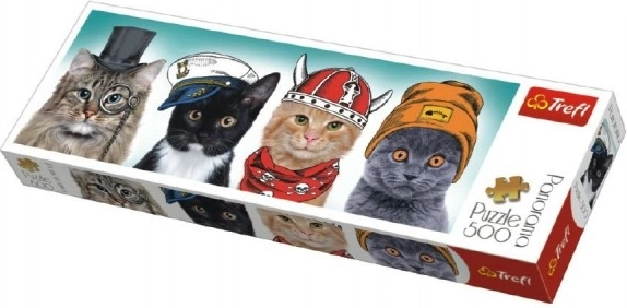 Panoramische puzzel TREFL - Zacht team 500 stukjes