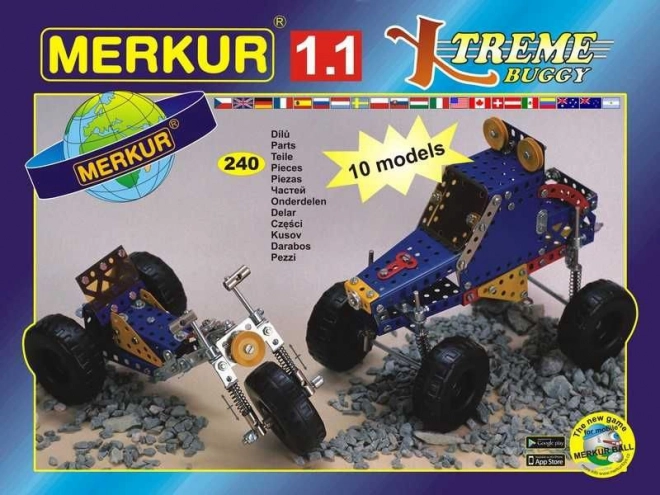Construction Set Merkur Off-Road Vehicles 240 Pcs