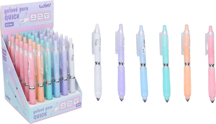 Stylo gel Quick 0,5 mm – recharge bleue