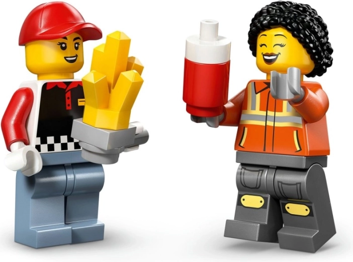 Two minifigures and accessories