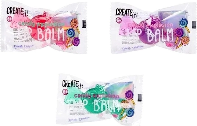 Create It! Candy Explosion Lip Balm in Candy-Shaped Packaging