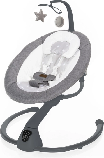 Lullaby Baby Bouncer, Grey Stars