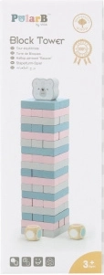 Jeu de tour en bois PolarB pastel