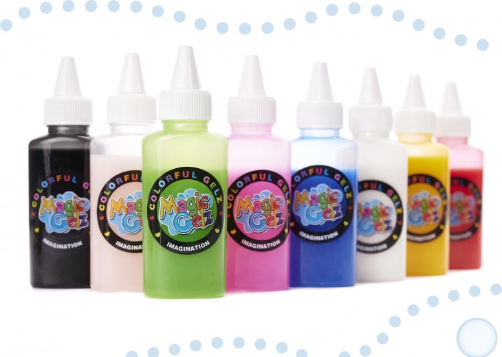 8 gekleurde gels voor levendige 3D-creaties