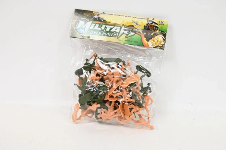 Set plastic soldaatjes 36 stuks (2 kleuren)