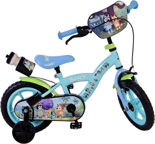 Vélo enfant Bluey 12″ avec petites roues et gourde