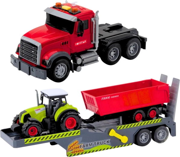 Detachable trailer and loading ramp