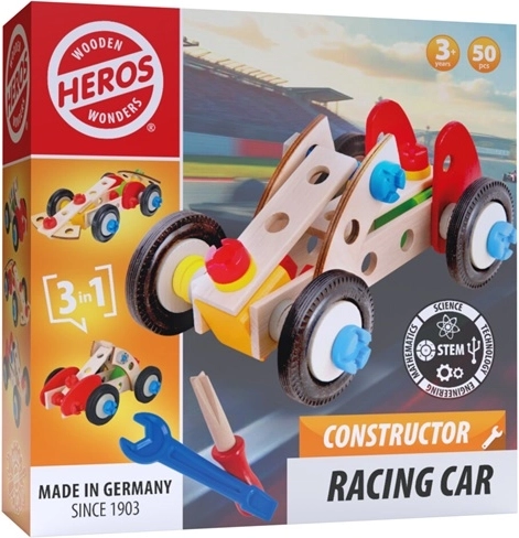 3-in-1 set: build different car models