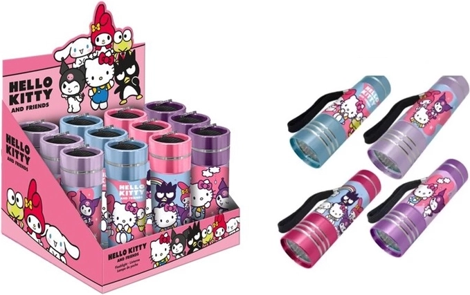 Lampe torche LED Hello Kitty pour enfants