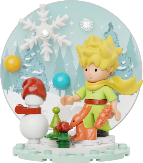 Betoverende winterscène met de Kleine Prins