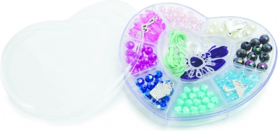 Herzförmiger Organizer voller farbiger Inspiration