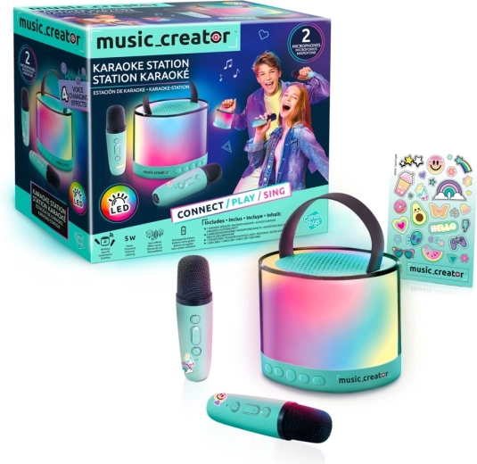 Creator mini karaoke set – station karaoké portable sans fil pour enfants