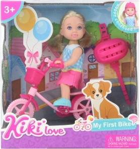 Doll with Bike and Helmet
