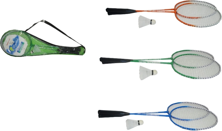 Badmintonset in etui