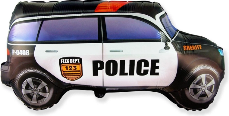 Foil Balloon Police Car