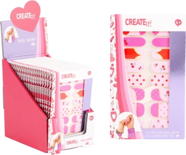 Create It! kunstnagels om op te plakken voor kinderen