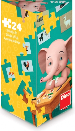 Dino Puzzle Elefant Mio 24 Teile