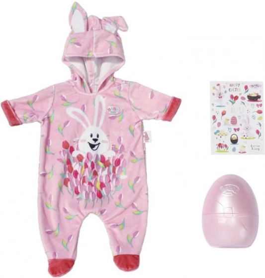 BABY born Easter Egg with Outfit and Stickers
