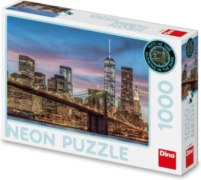 Puzzle Dino Neon New York 1000 stukjes