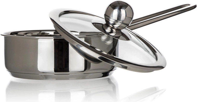 Glass lid for easy monitoring