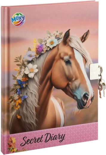 A5 Horse Diary with Lock and Key