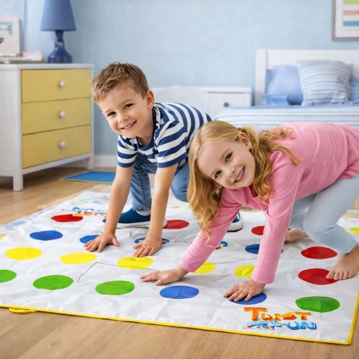 Colorful mat for action-packed play