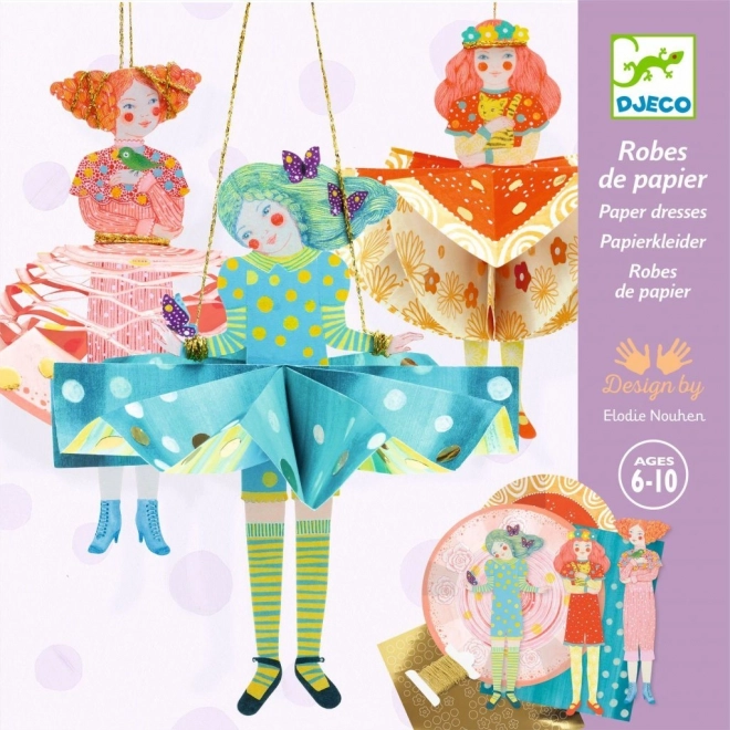 Créations en papier - Fillettes par DJECO