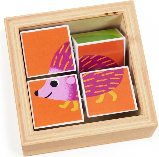 Cubes en bois Djeco Tournibist