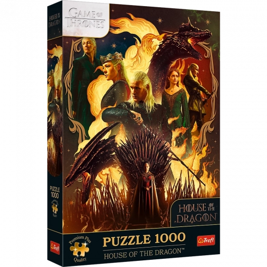 Puzzle TREFL Premium Plus Game of Thrones: House of the Dragon 1000 stukjes