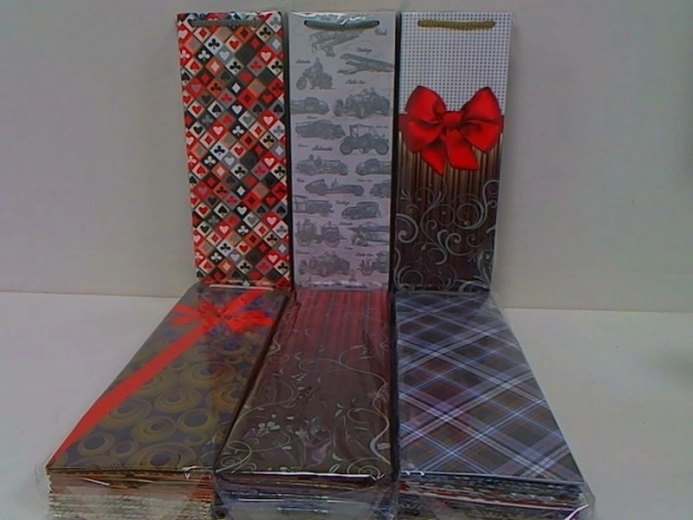 Pochette cadeau décorative pour bouteille AL-2