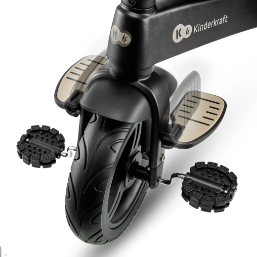 Maintenance-free PU wheels and safety features