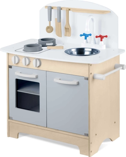 Cuisine réaliste avec plaque et four