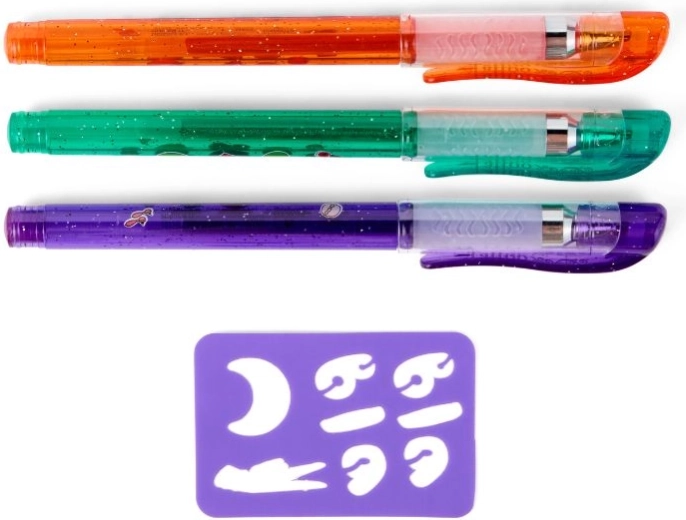 Glitter gelpennen voor opvallende tijdelijke tatoeages
