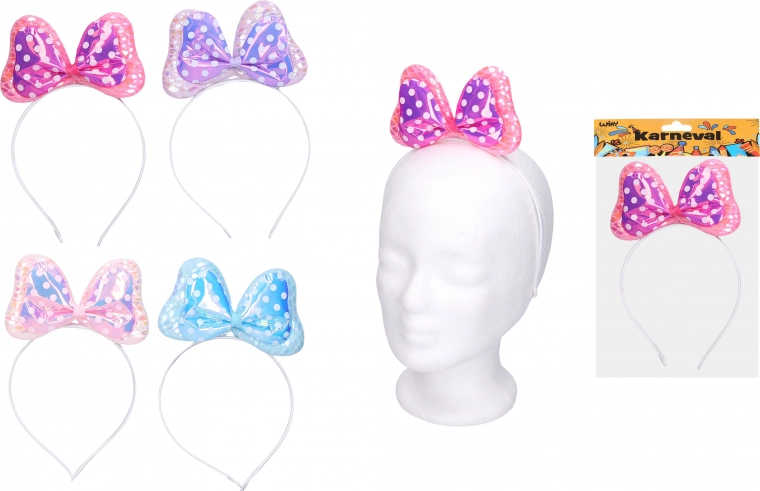 Karneval-Set – Haarreif mit Schleife