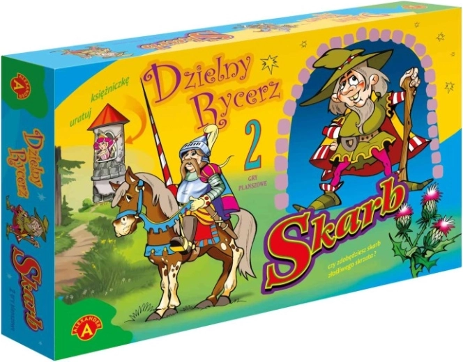 Skarb – dappere ridder: duo van kinderspellen