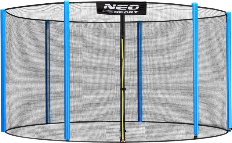 Neo-Sport external safety net for trampoline 244–252 cm (8 ft) for 6 poles