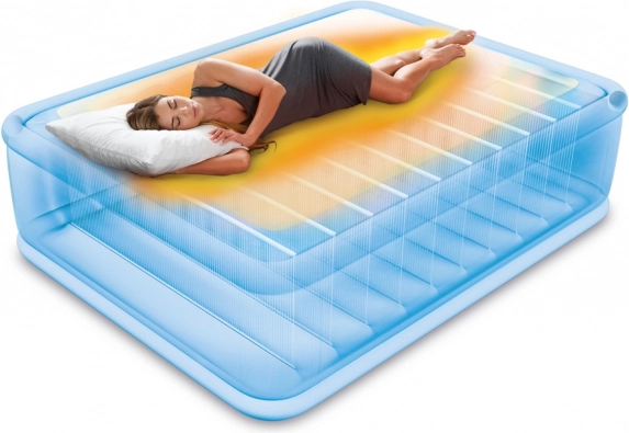 Thermalux Queen Air Bed with Integrated Electric Pump