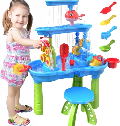 Woopie Wasser- und Sandspieltisch XL, 37 Teile