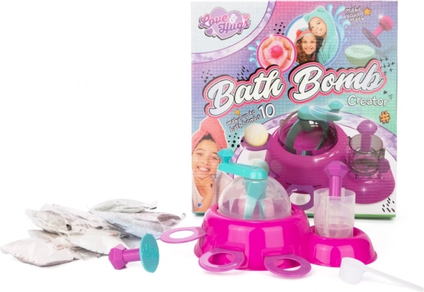 Bombes de bain effervescentes Love and Hugs – kit créatif pour enfants