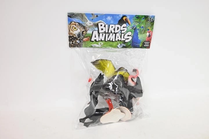 Ensemble de figurines d’oiseaux Zwierzęta ptaki (5 pcs, 2 variantes)