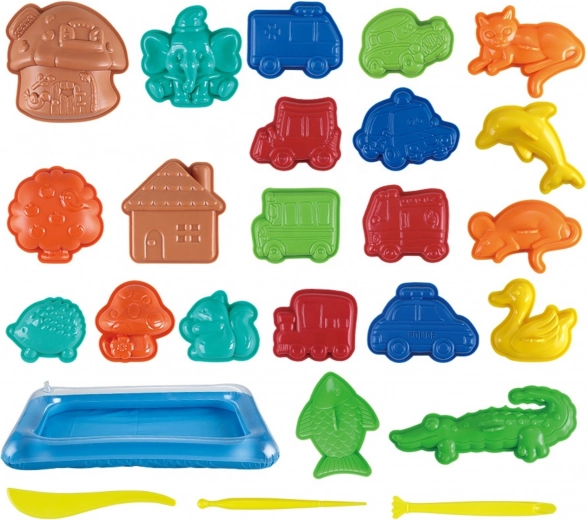 Rich set of molds and tools