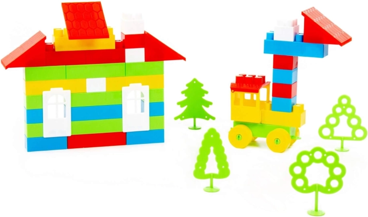 Jeu créatif avec véhicules mobiles