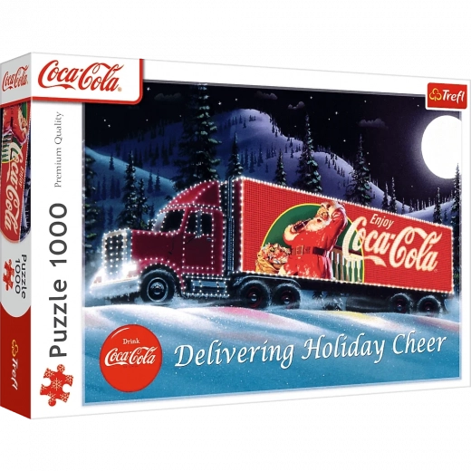 Puzzle 1000 pièces XMAS COCA-COLA Camion de Noël