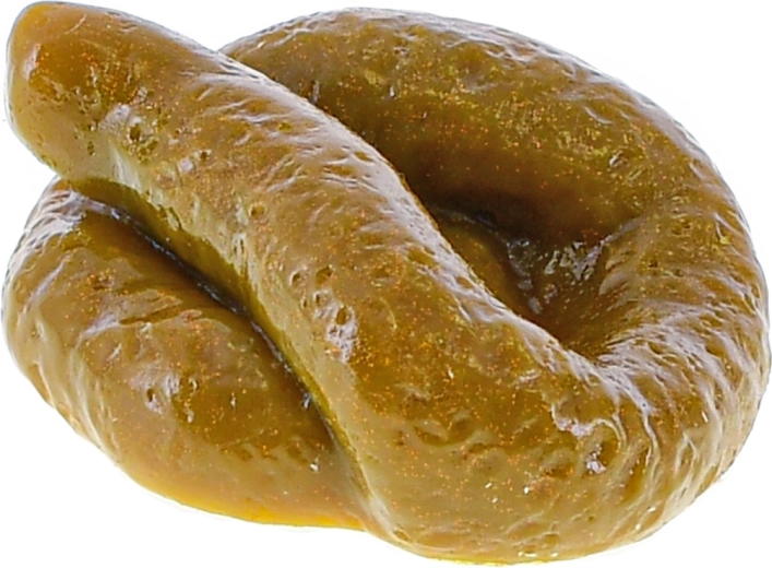 Sticky material clings to smooth surfaces