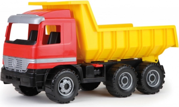 Mercedes kiepwagen met borging